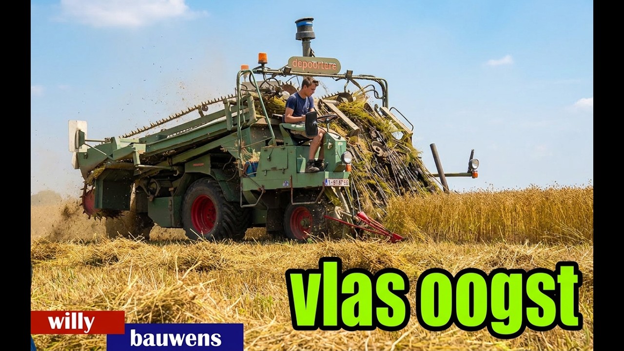 vlas oogst en zijn toepassingen  FLAX DNA