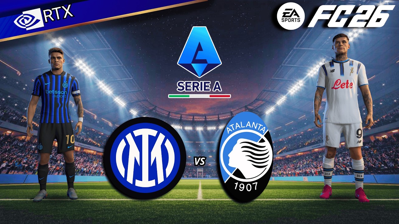 FC 26 - Inter vs Atalanta Ft. Martinez, Scamacca | Serie A 25/26 Full Match | PC™ [4K60]