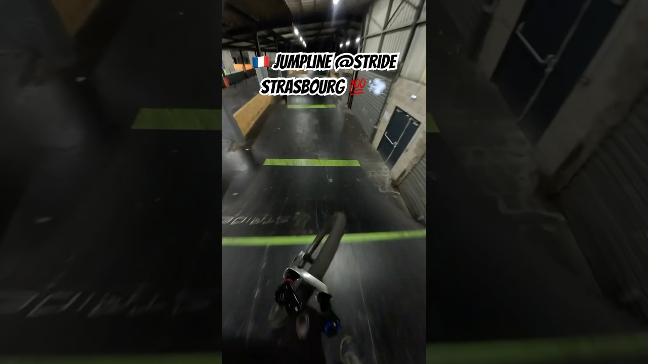 🇫🇷 Jumpline at Stride Indoor Bikepark, Strasbourg 💯💨 #mtb #gopropov #dirtjumps #freeridemtb