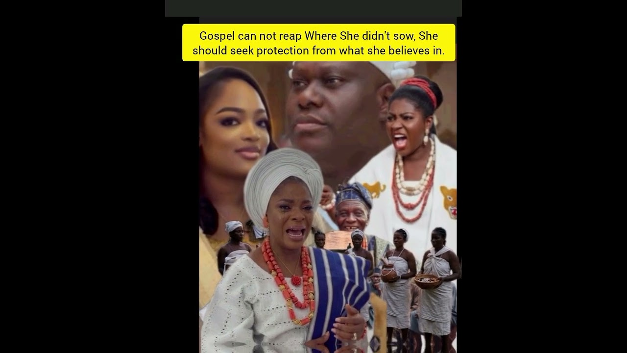 Gospel can not reap Where She didn't sow, She should seek protection from what she believes in. 