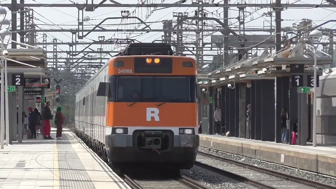 Trenes Renfe cercanías/rodalies por St vicenç de calders