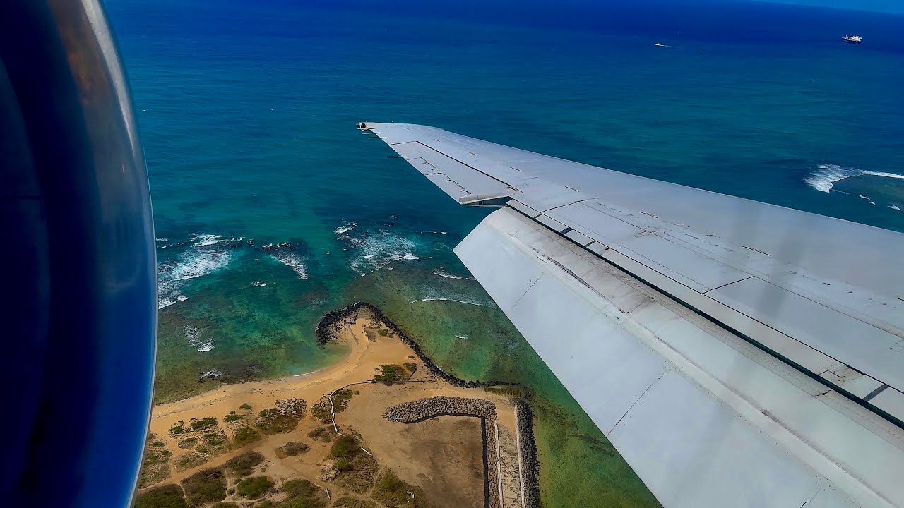 [4K] – Rare Reverse Ops Honolulu Landing – Hawaiian – Boeing 717-200 – HNL – N492HA – SCS 1368