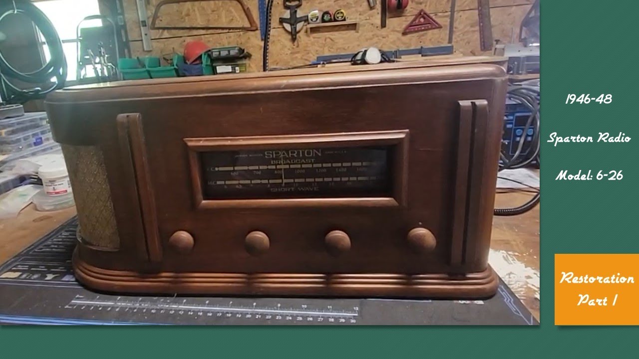 (Restoration) Part 1: 1946-48 Sparton Radio Model 6-26