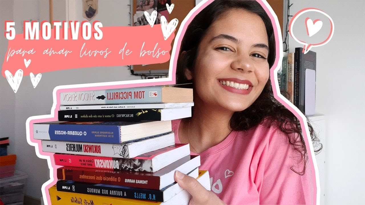 LIVROS DE BOLSO - O lado bom dos livros de bolso 📚