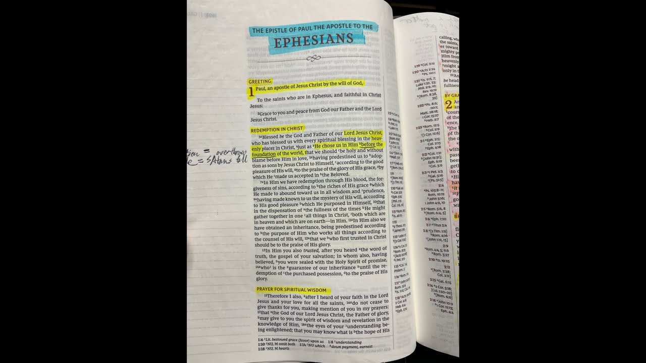 A study on Ephesians part 1￼