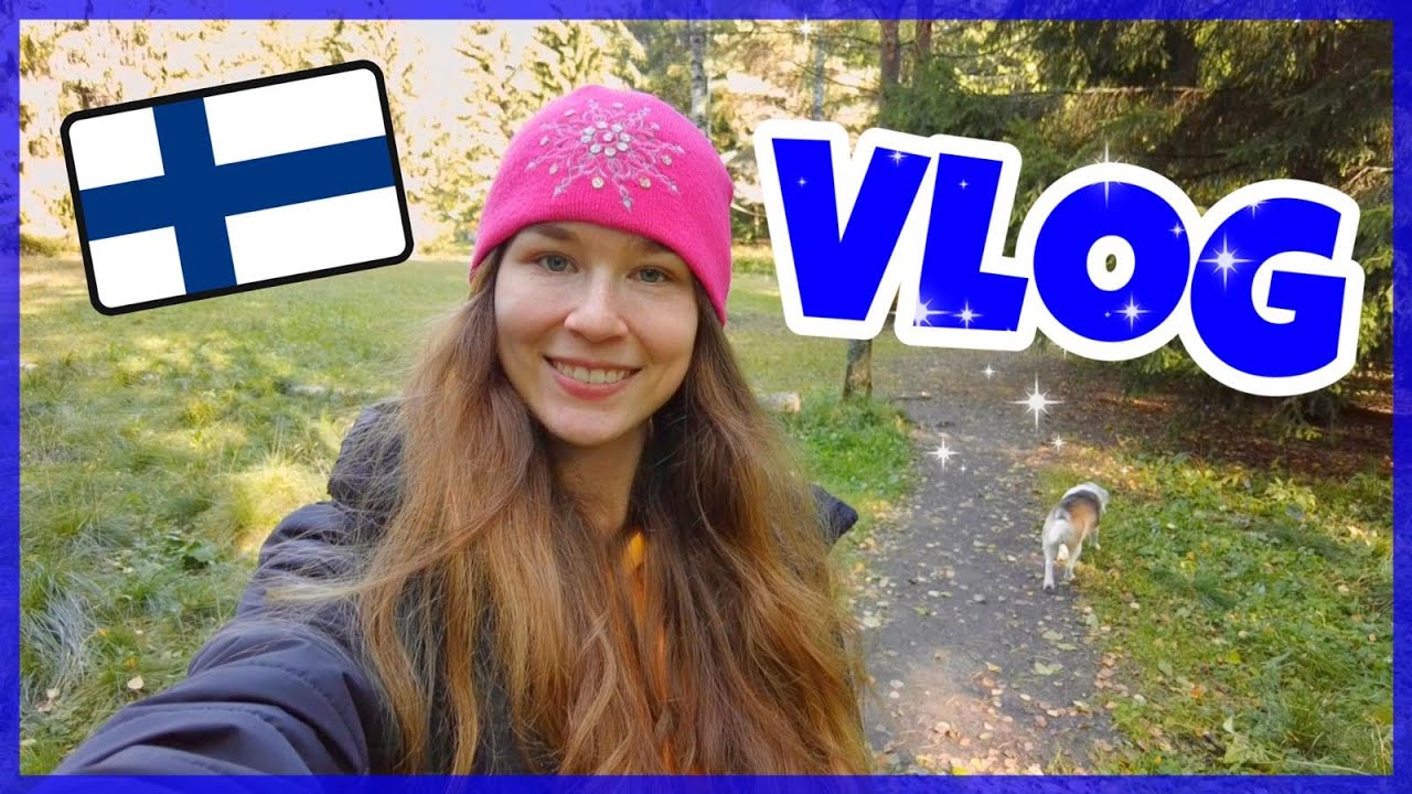 Syksyisä Metsäkävely  🍂 Finnish Nature Walk VLOG [Fin/Eng Subs] Speaking Finnish