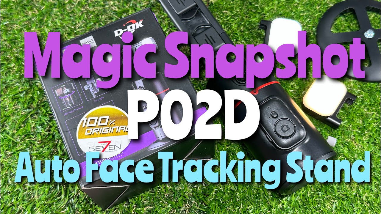 Magic Snapshot P02D Auto Face Tracking Stand+Light (ขาตั้งกล้องแบบหมุนตามแบบอัตโนมัติ) #p02#p02d