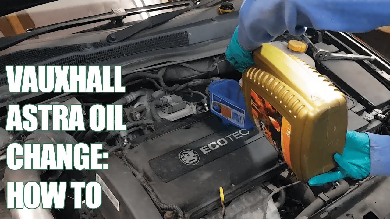 HOW TO Change your own Oil and Filter Vauxhall/Opel Astra MK5 Oil Change (2004 - 2009)