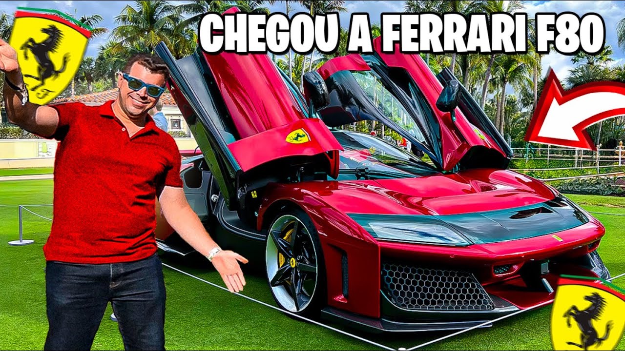 PRIMEIRAS IMPRESSÕES VENDO o NOVO HYPERCAR, FERRARI F80 !