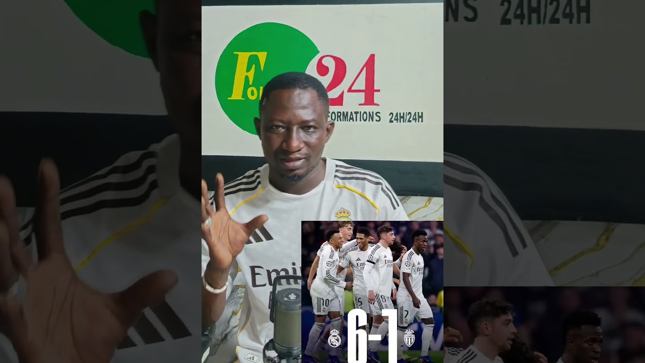  🗞️ Débriefing ✍️✍️✍️ Le Real Madrid C.F. en démonstration de force face à Monaco 6-1..Quel match !