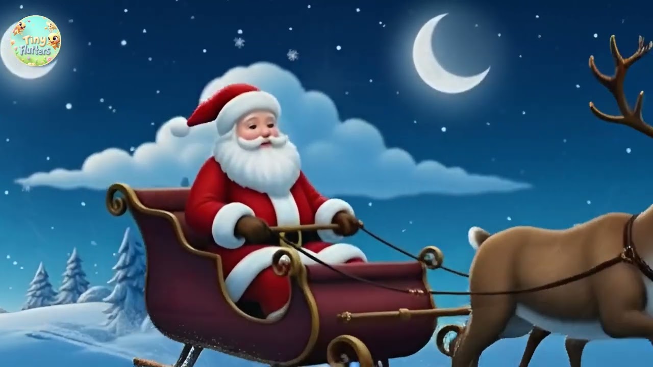 Twinkle Twinkle Christmas Song | Popular Christmas Song for Kids & Toddlers @TinyFluttersOfficial