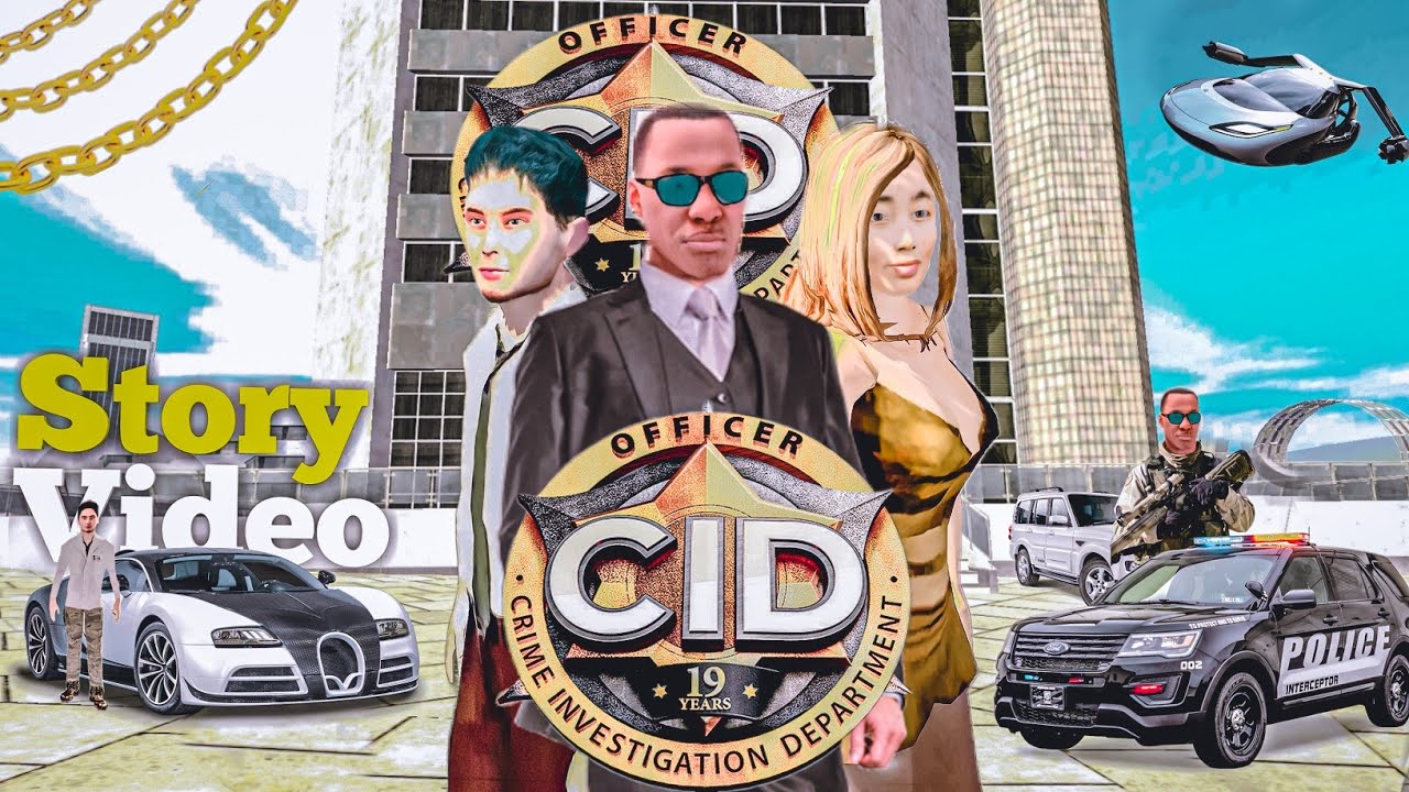 Cid😅 Story In Indian Bike Driving 3d Game Funny🤣 Story&deg; Video😇#1