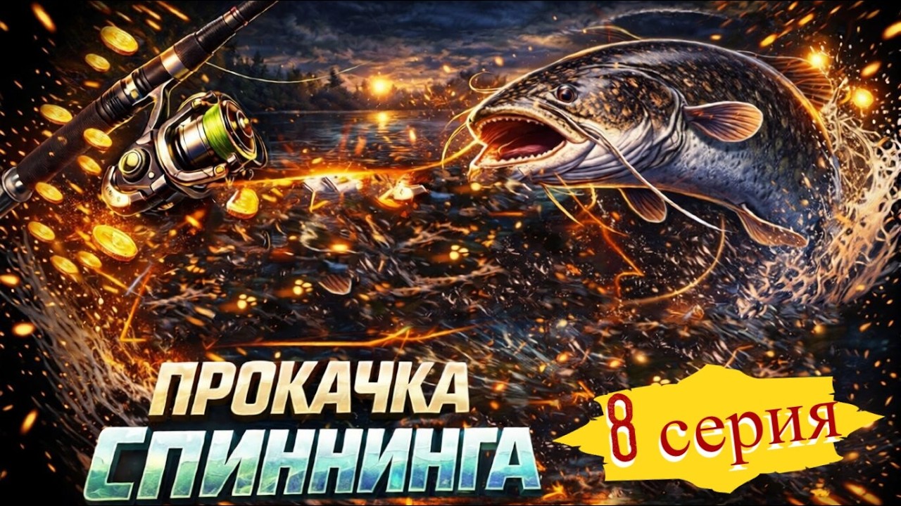 ПРОКАЧКА СПИННИНГА ➣ 8 СЕРИЯ ➣ ОСТРОГ - ЩУКА➣ Русская Рыбалка 4(РР4)