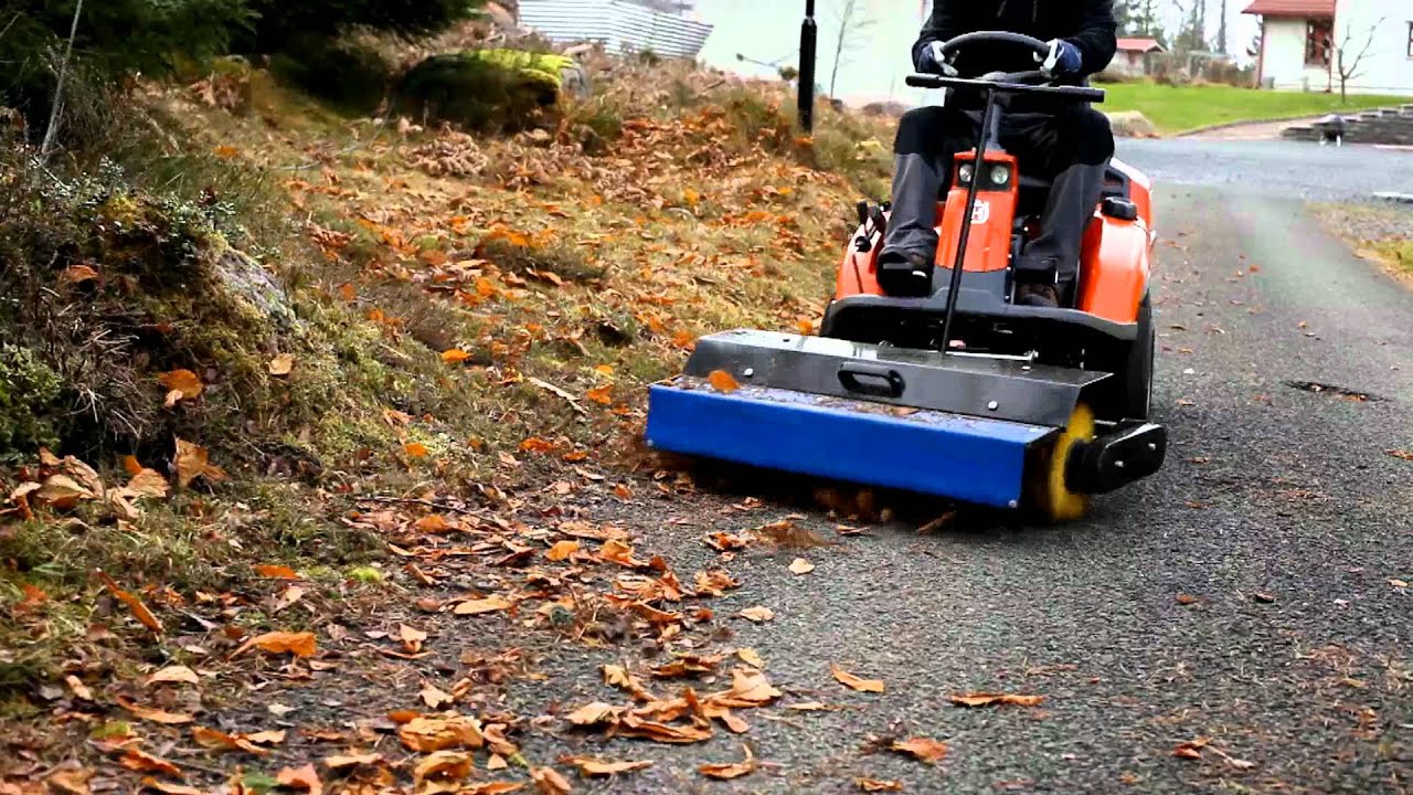Husqvarna Rider with a range of attachments