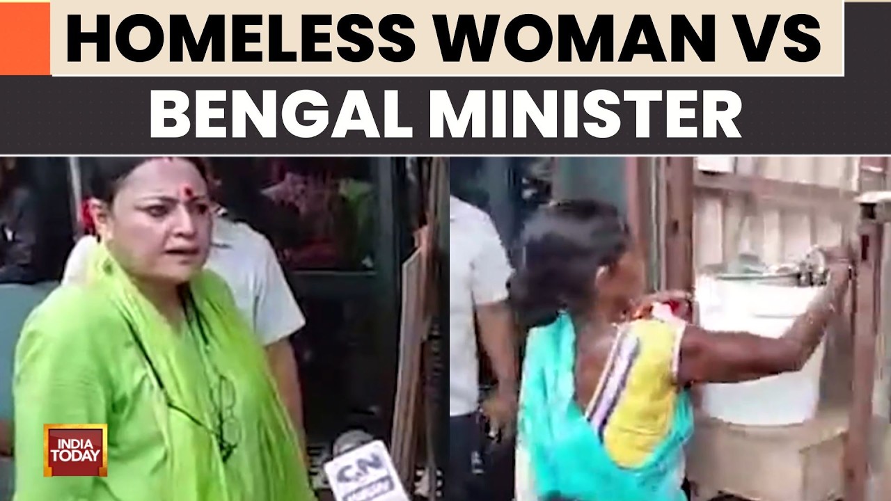Bengal Minister Agnimitra Paul&rsquo;s Viral Confrontation With Homeless Woman Sparks Row | Kolkata