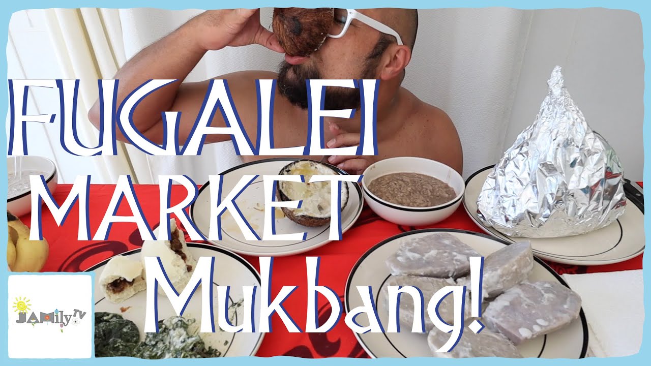 SAMOAN OCTOPUS | SAMOAN MARKET FOODS MUKBANG | APIA SAMOA | SAMOAN VLOG
