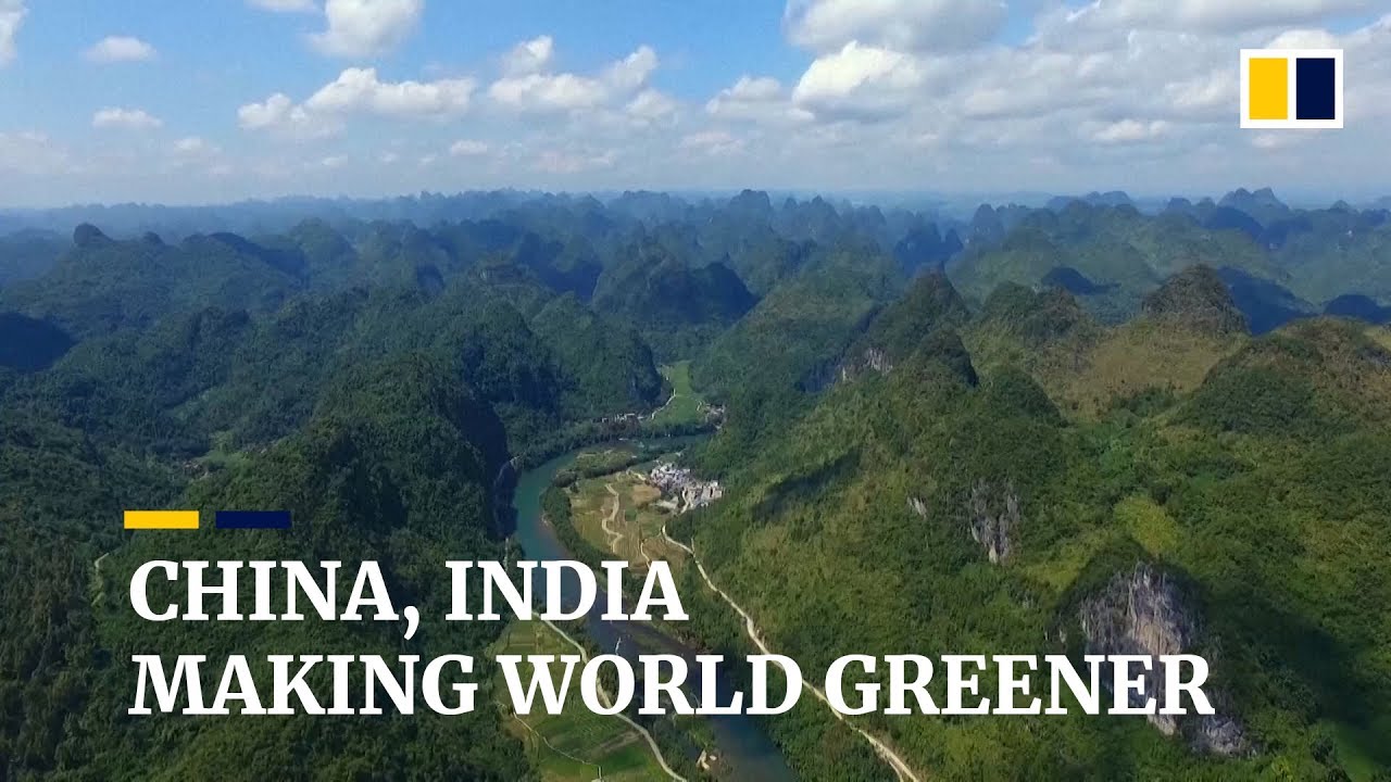 Earth is greener largely thanks to China and India, Nasa satellite study finds