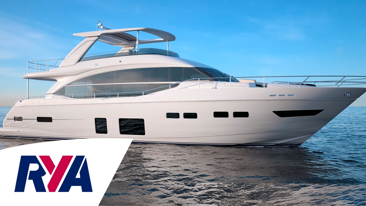 Boat Tour - Princess 75 Luxury Motor Yacht - Come aboard and explore at London Boat Show