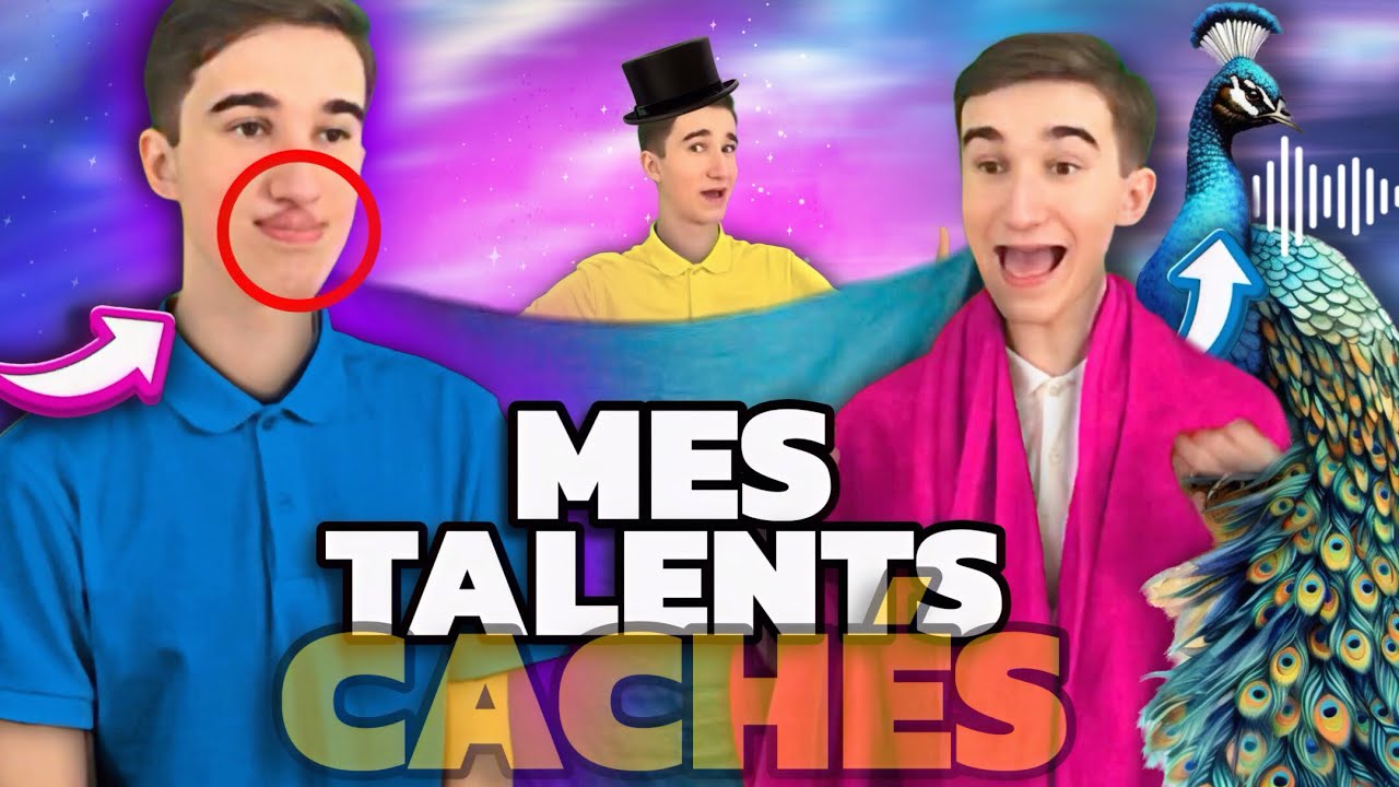 MES TALENTS CACHÉS (je peux pas croire que j’ai fait un cri de paon 🦚🤣) | ANTOU 