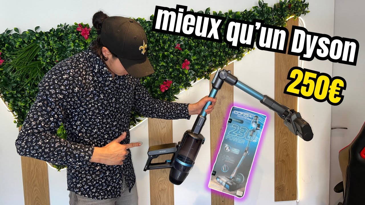 Le MEILLEUR ASPIRATEUR BALAI SANS FIL PAS CHER 2024 c’est lui !! Cecotec Conga Rockstar 2500 👈