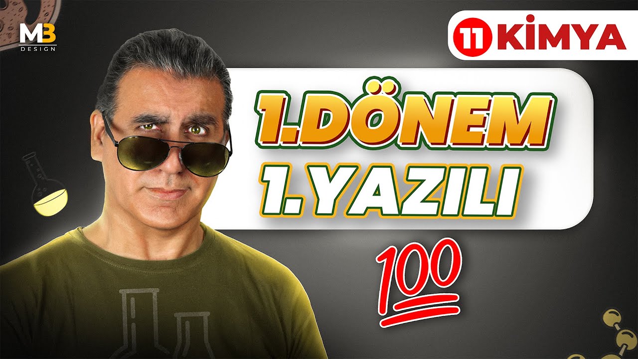 11.SINIF KİMYA | 1.DÖNEM 1. YAZILIYA HAZIRLIK + 📑Ücretsiz PDF