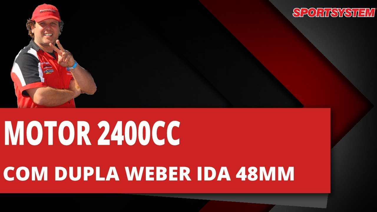 Motor VW a AR 2.4 cc dupla Weber IDA 48 mm