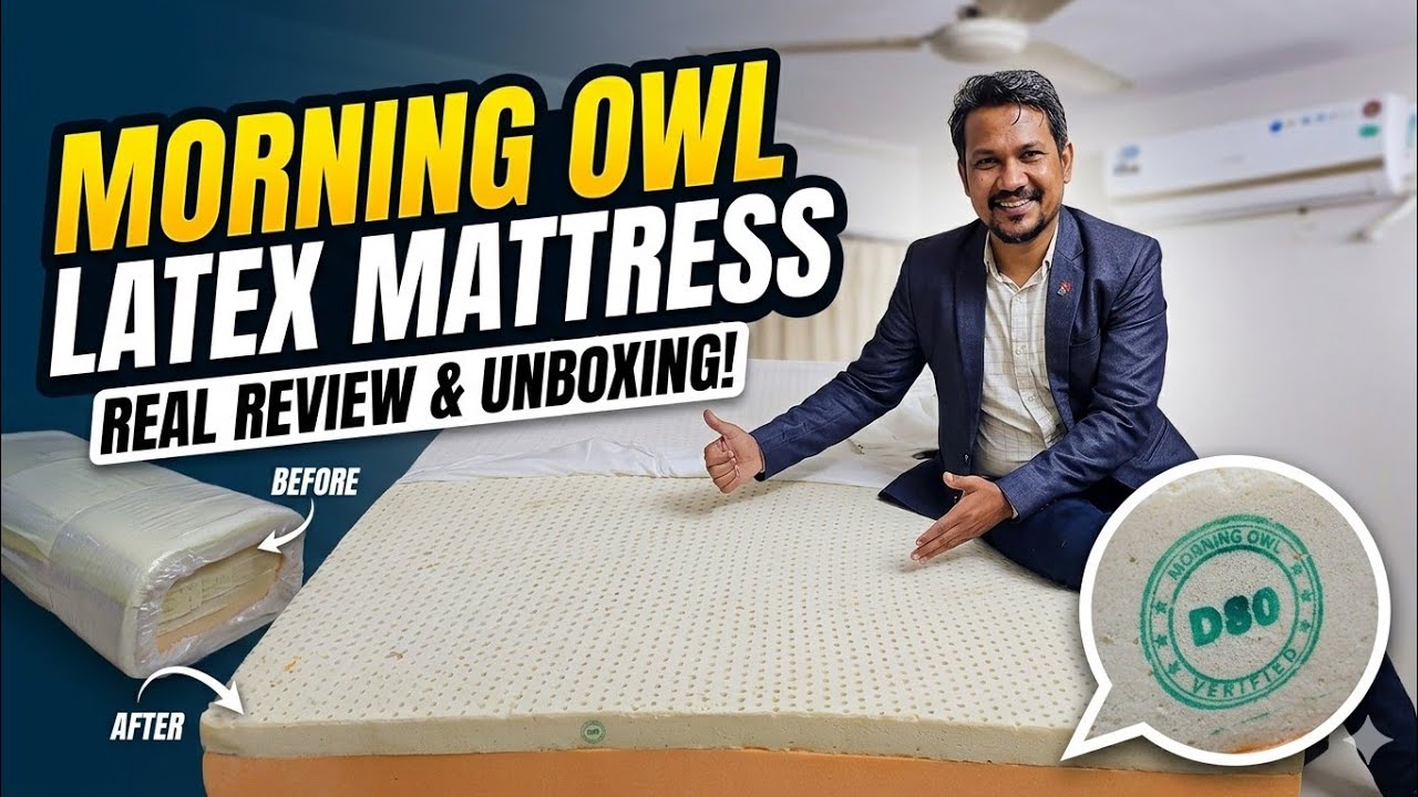 Morning Owl Ortho Sense Pro Latex Mattress Review 2026!