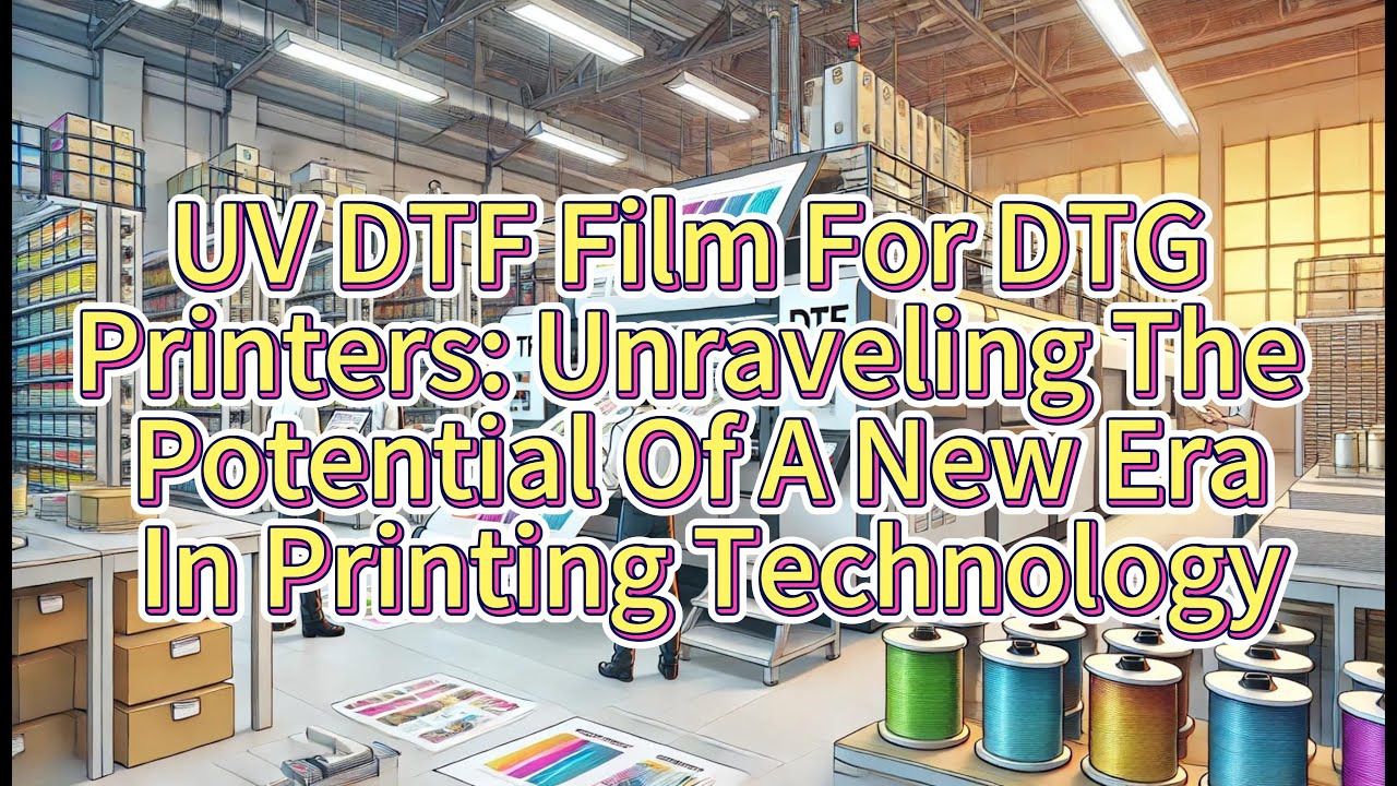 UV DTF Film For DTG Printers: Unraveling The Potential Of A New Era In Printing Technology, China