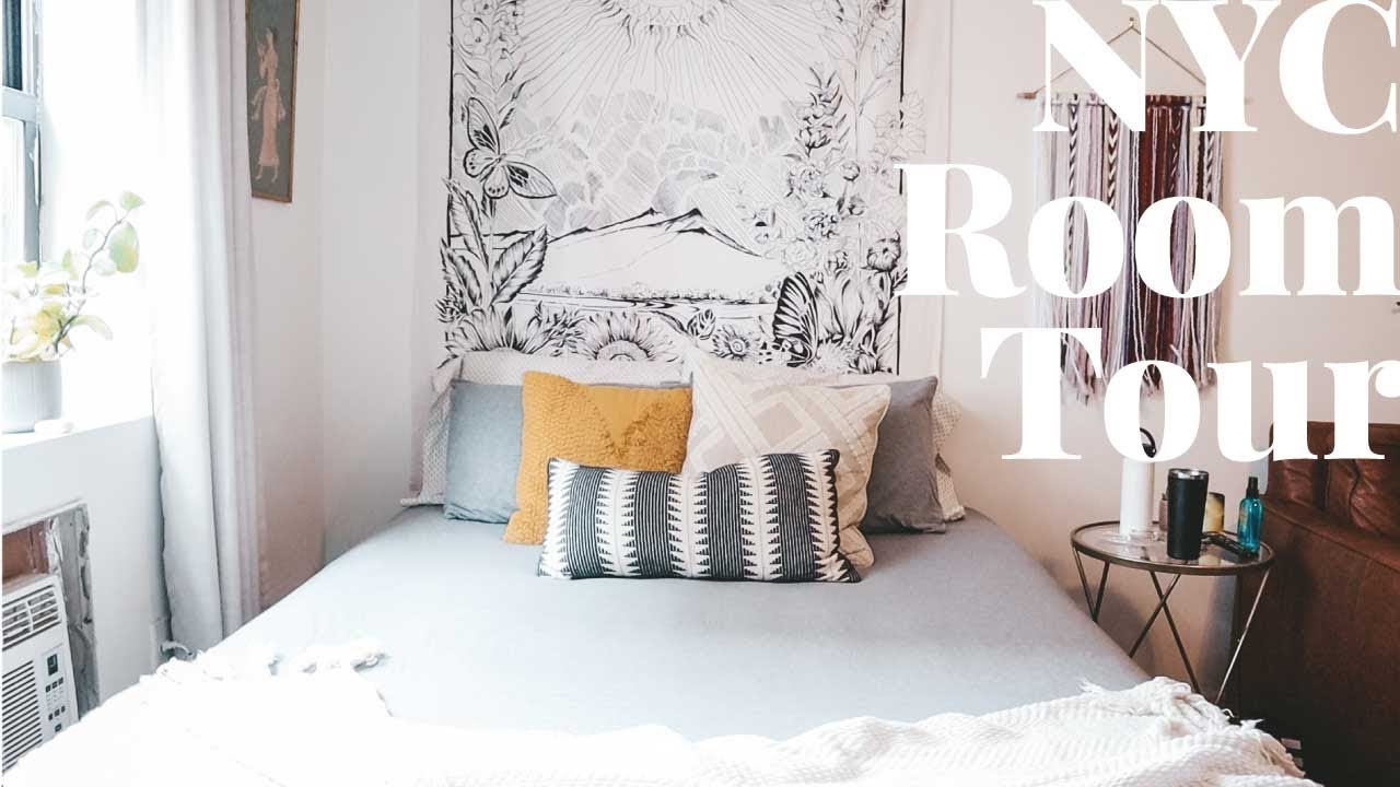 NYC Room Tour | Brooklyn Bedroom Tour 2019 | Living in a bedroom with my boyfriend
