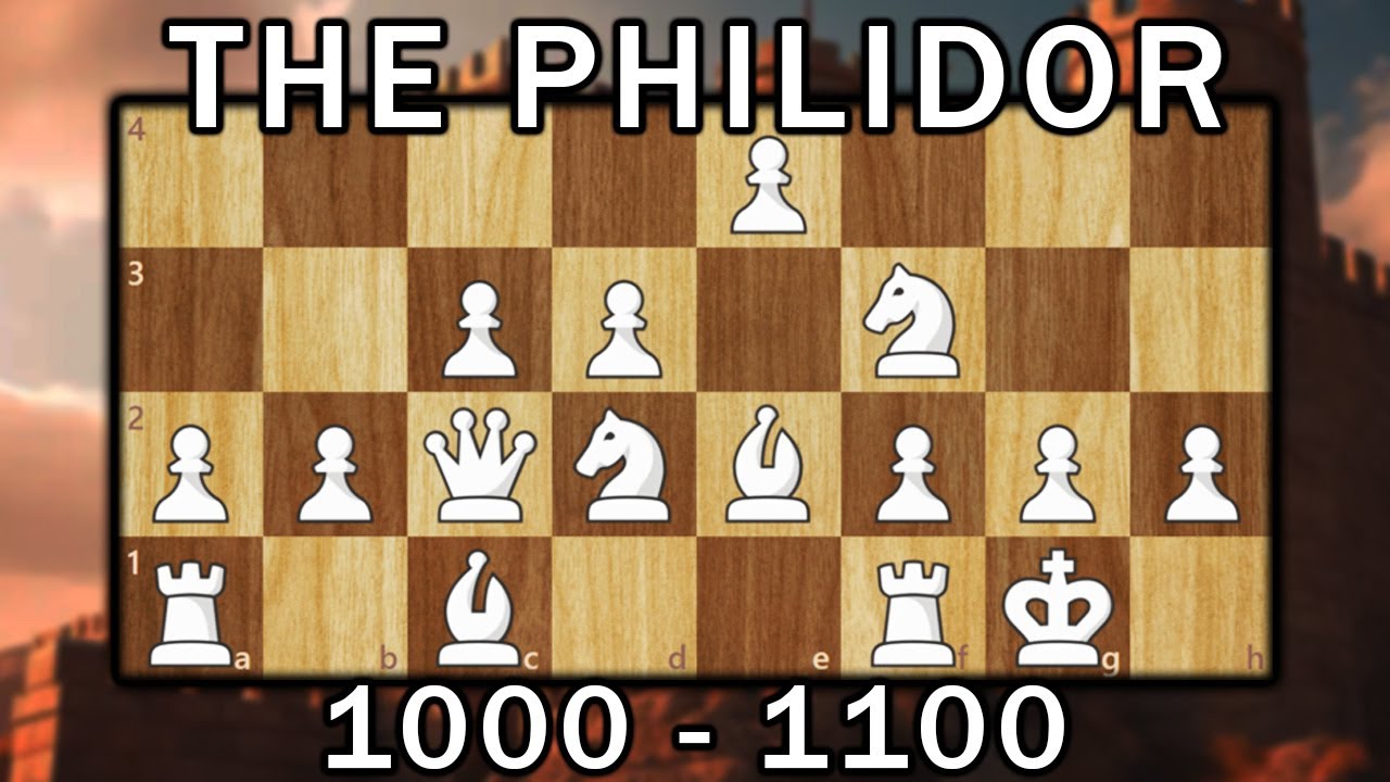 Play the Philidor against EVERYTHING | 1000-1100