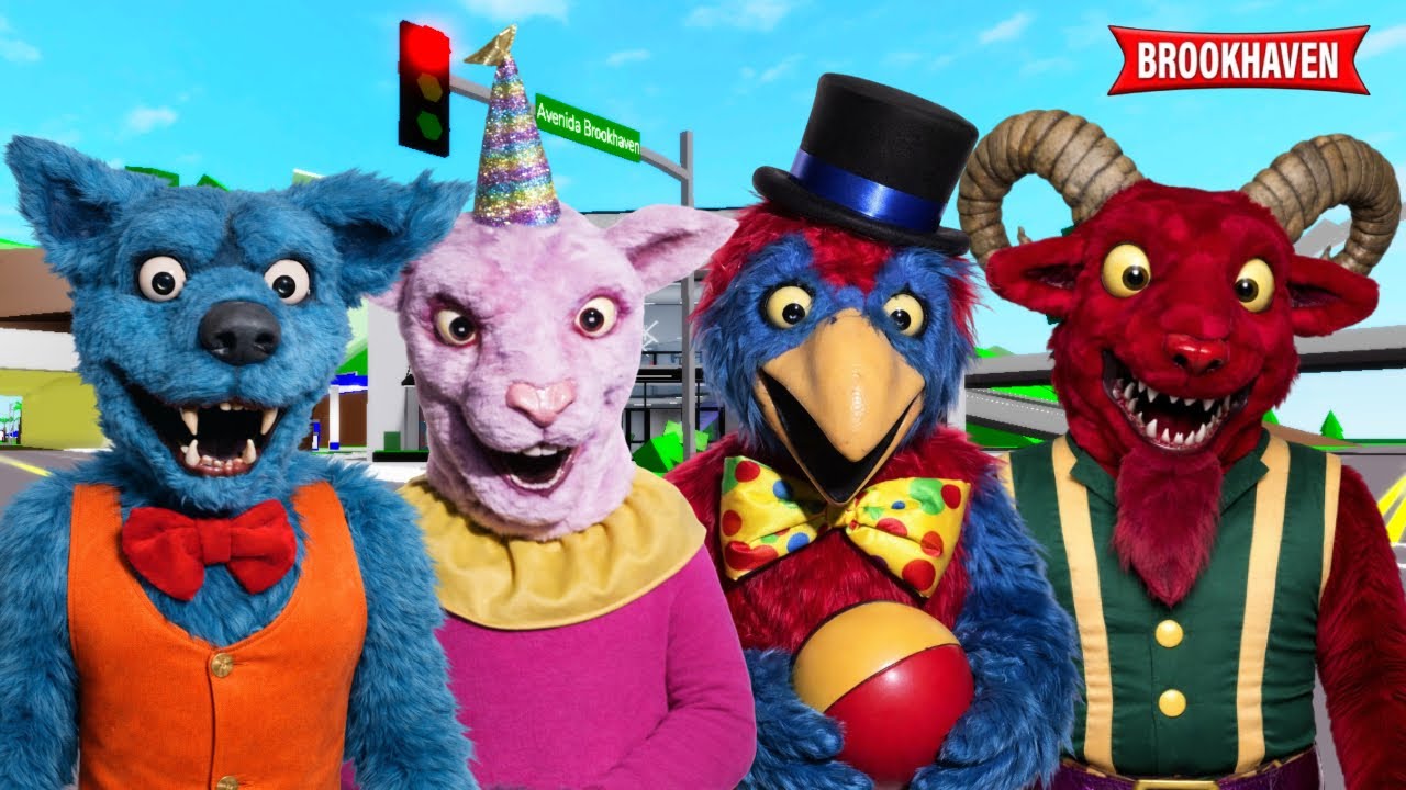 CÓMO HACER A LOS ANIMATRÓNICOS DEL PAYASO 404 DE FEDE VIGEVANI EN BROOKHAVEN ROBLOX