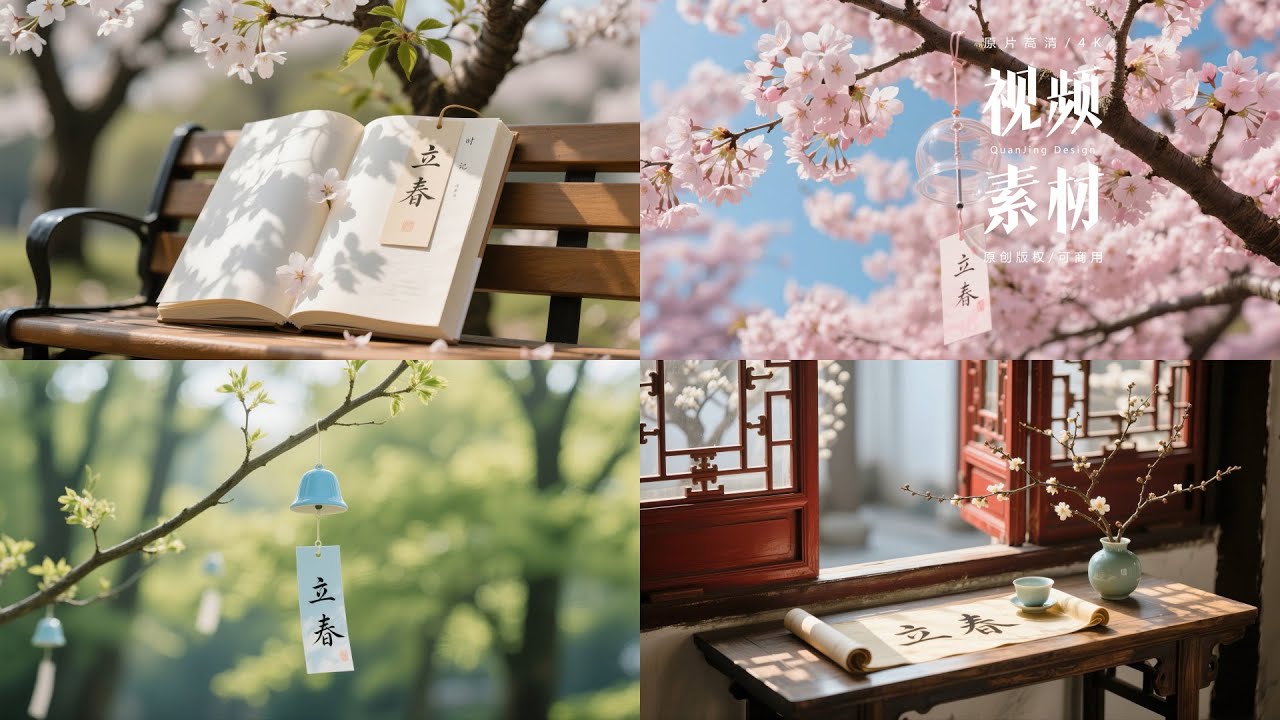 可商用视频素材｜立春节气春暖花开万物生长风景视频 #视频素材 #剪辑素材 #立春 #立春节气 #空镜素材