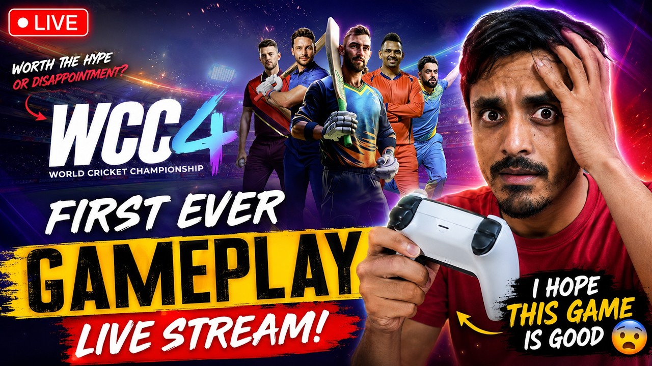 WCC 4 - World Cricket Championship 4 first ever live stream