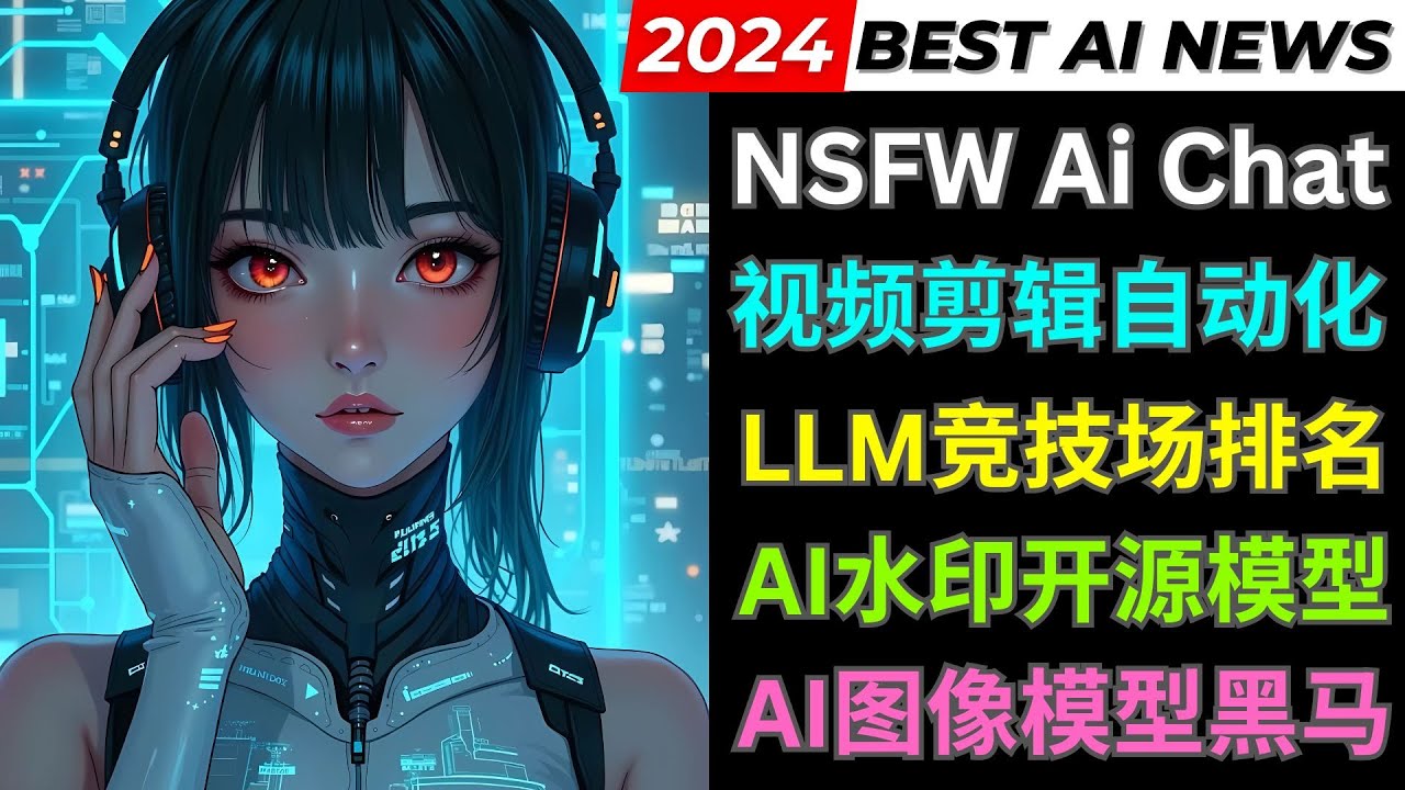 2024人工智能年终总结：中美人工智能博弈，图像生成黑马, Ai视频剪辑，LLM竞技场，Ai水印技术，虚拟世界生成