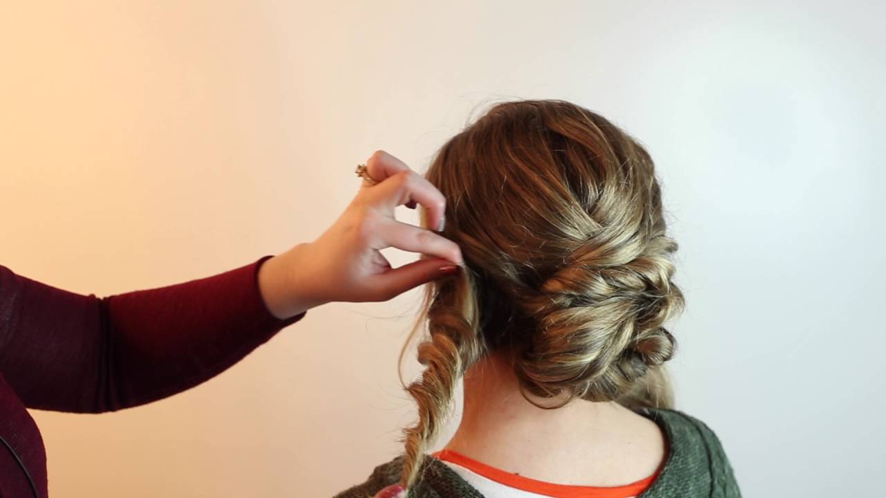 Polished Twist Updo