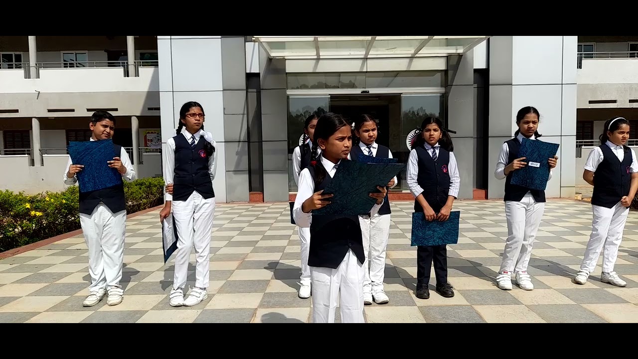 Math Magic Special Assembly conducted by Grade VI students of ISRI CBSE School.