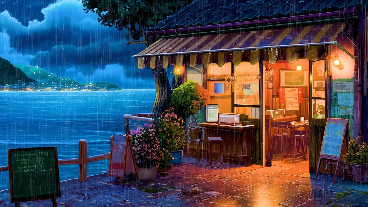 Calm Down And Relax 🌧️ Rainy Lofi Songs With Rain Sounds To Make You Feel Better 🌧️ Pluviophile Lofi