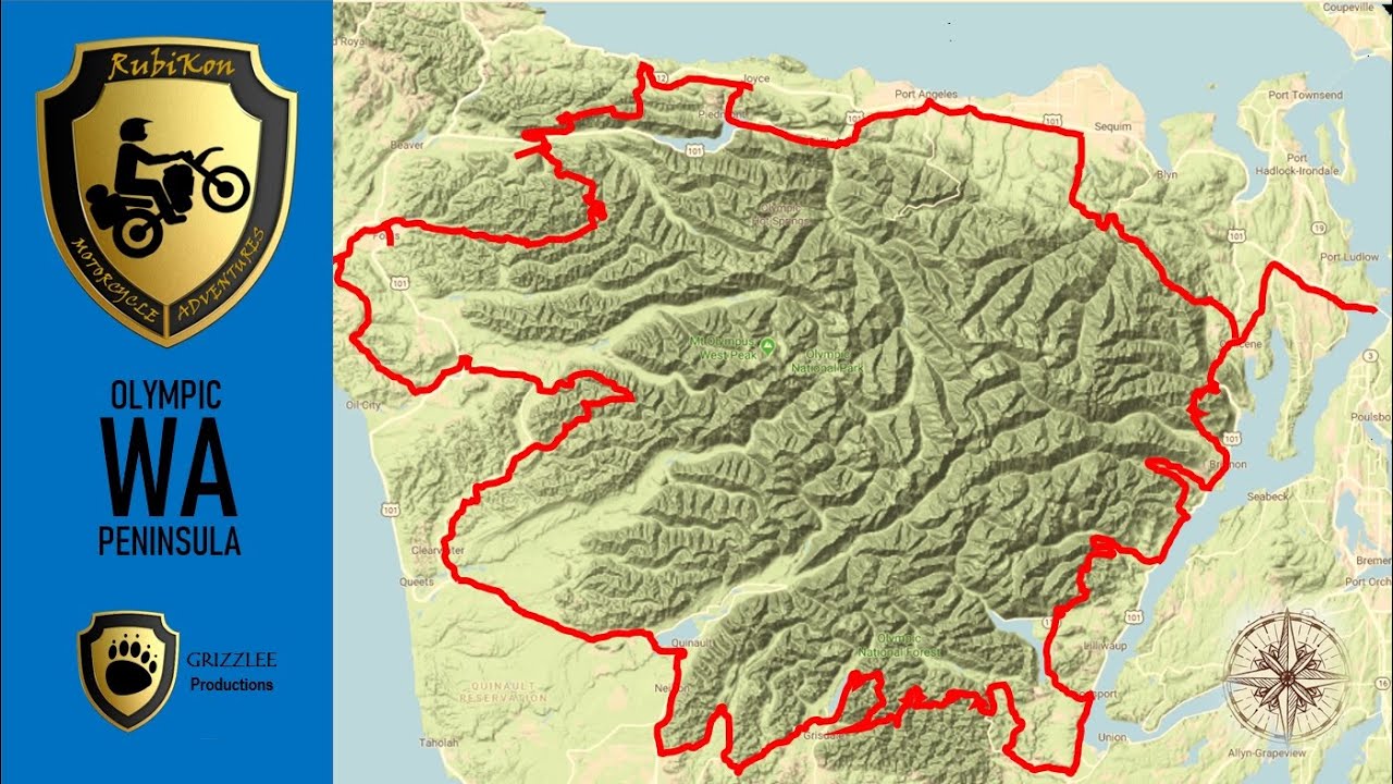 An Olympic Back Country Motorcycle Adventure (A BDR Type Ride)