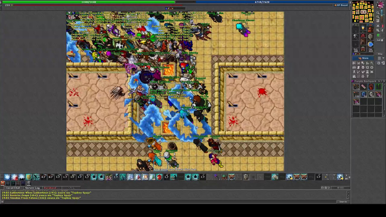 War Tibia [Pyra] 60 vs 30 :(