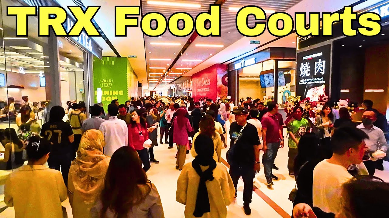 Exchange TRX Shopping Mall Walking Tour : Lower Ground Level - Food Courts