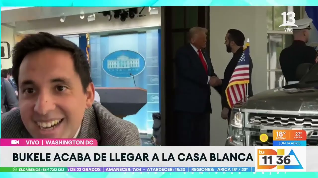 Presidentes Trump y Bukele se reúnen en la Casa Blanca para hablar de su 