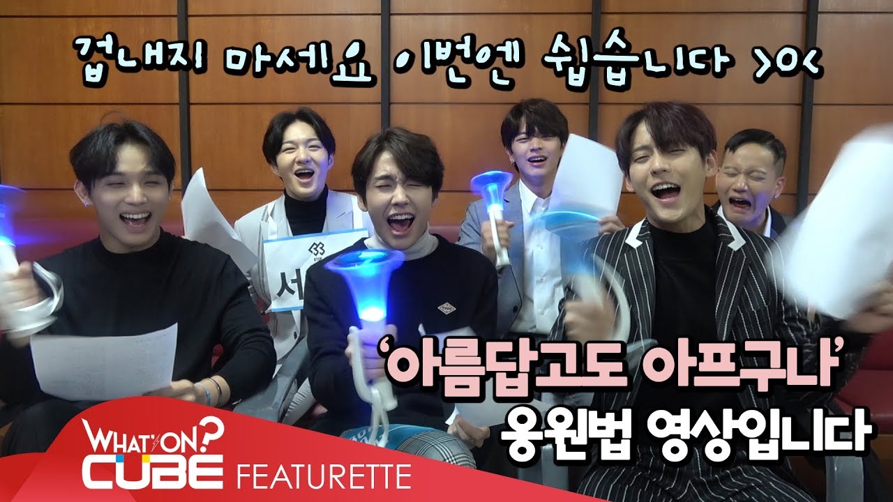 비투비(BTOB) - '아름답고도 아프구나' 응원법