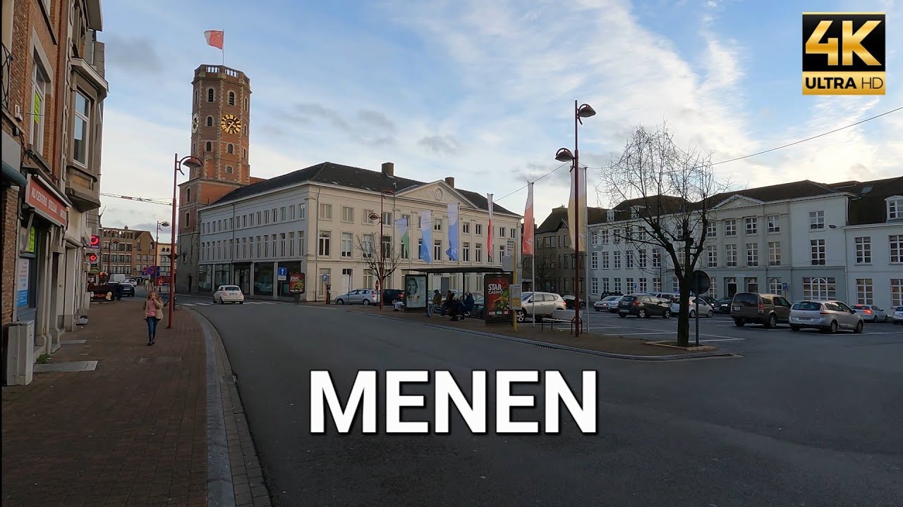 Visit Menen with a city walk 🇧🇪 |4K|