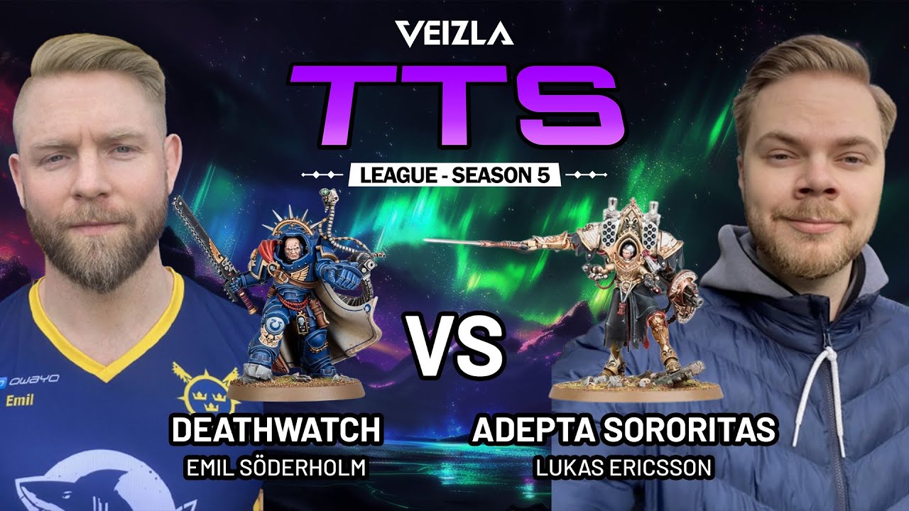 🔥 Deathwatch vs Adepta Sororitas - Emil Söderholm vs Lukas Eriksson 🔥