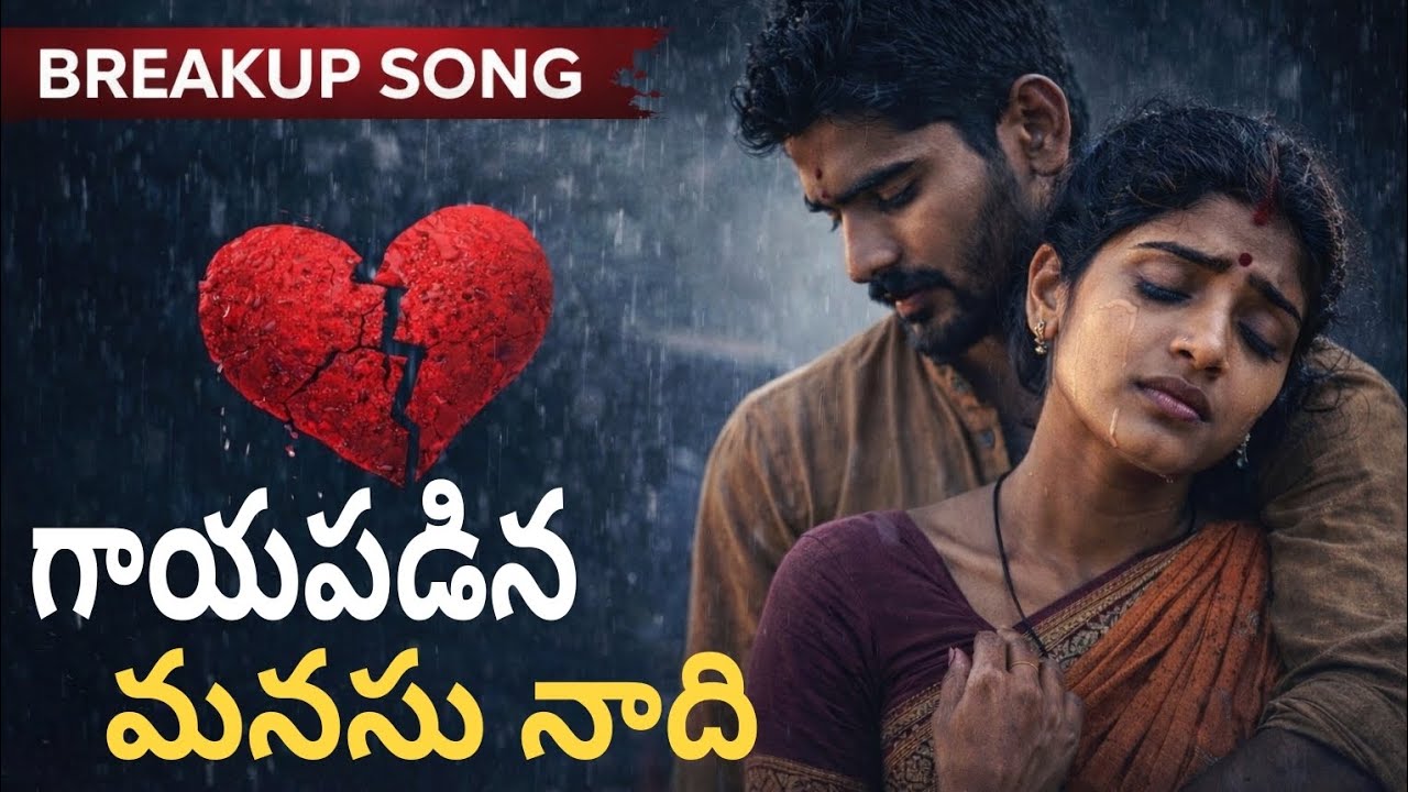 గాయపడిన మనసు నాది💔💔 | Broken Hearts in the Village 💔 | Emotional Breakup Song | Folk song Telugu |