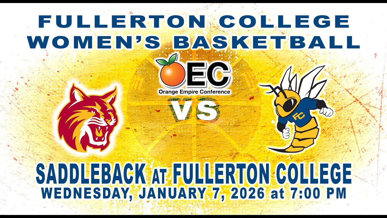 2025-26 Fullerton College Women's Basketball: The Hornets vs Saddleback College