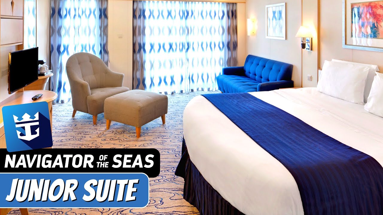 Navigator of the Seas | Aft-Facing Junior Suite Tour & Review 4K | Royal Caribbean