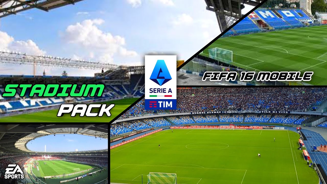 RELEASE!! Stadium Pack SERIE A 2025-2026 Season | Fifa 16 Mobile | HD GRAPICH