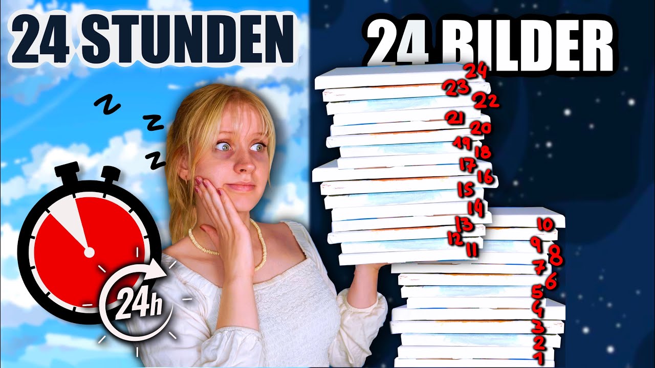 24 Kunstwerke in 24 Stunden - ART CHALLENGE!