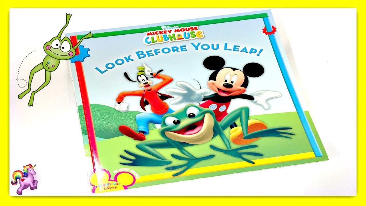 DISNEY MICKEY MOUSE CLUBHOUSE - LOOK BEFORE YOU LEAP!  - Read Aloud | Storybook for kids, children